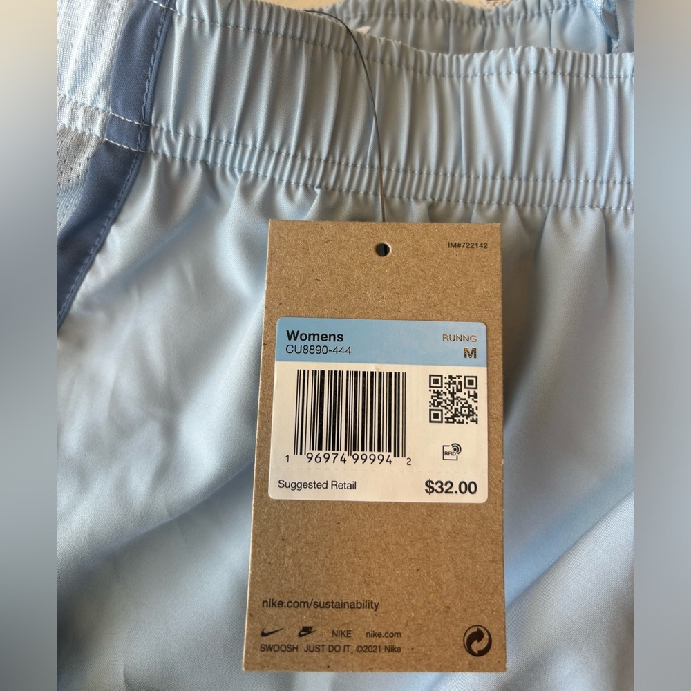 Nike Baby Blue running shorts